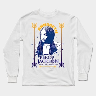 percy jackson and the olympians Leah Jeffries annabeth graphic design Long Sleeve T-Shirt